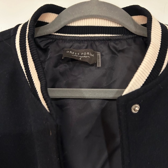 Navy Varsity Jacket - Picture 5 of 6